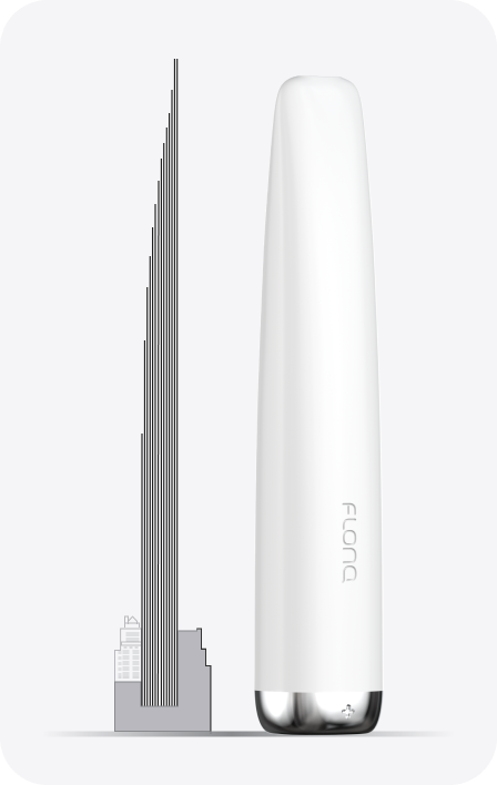 A device whose design was inspired by a skyscraper